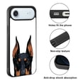 thumbnail image 2 of WIRESTER Shockproof Soft Rubber Cover Case for Apple iPhone 17 Air 6.6" 2025, Animal Black Rust Doberman Pinscher Dog, 2 of 5
