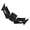 Black, variant on Lightweight Motorcycle Aerodynamic Wing Attachment Strong ABS Motorcycle Fairing Accessory Suitable for Bikes