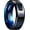 Black/Blue, variant on 6mm/8mm Tungsten Cabide Ring Unisex Black Celtic Dragon and Blue Carbon Fiber Inlay Wedding Band Size 6-16