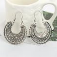 thumbnail image 1 of Pendientes para mujer, regalos para mujer, pendientes bohemios ahuecados, pendientes con borlas y lentejuelas, hermosos pendientes para fiesta de graduación., 1 of 5