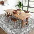 thumbnail image 4 of Garvee 8'x10' Vintage Distressed Area Rugs Living Room Rug, Washable Retro Medallion Rug Non-Slip Stain Resistant Indoor Carpet for Bedroom Home Office, Khaki, 4 of 8