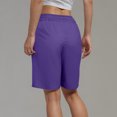 thumbnail image 3 of Pantalones Ligeros de Yoga para Mujeres de Cintura Alta Pantalones Cortos de Color Sólido, Uso Deportivo de Fitness Suave para Tenis Y Baile, 3 of 7