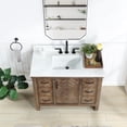 thumbnail image 5 of Javier 42" Bath Vanity in Spruce Antique Gray with White Grain Stone and Mirror, 5 of 18