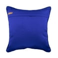 thumbnail image 3 of Pillow Cover, Blue Decorative Pillow Covers For Couch 16x16 inch (40x40 cm), Silk Throw Pillow Covers, Solid Color, Textured, Knots, Modern Designer Pillow - Electric Blue Knots, 3 of 3