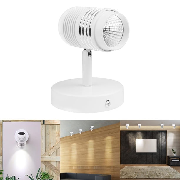 Lámparas De Pared Led Giratorias De 5W Y 360 Grados, Luces Led Cob Para Decoración Del Hogar, 3000K, Blanco Cálido, Ca 85-265V Yuarrent HA026108-02