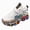 White, variant on NOLDARES Little & Big Kids Shoes Breathable Sneakers for Boys Girls Athletic Running Shoes(White,D)
