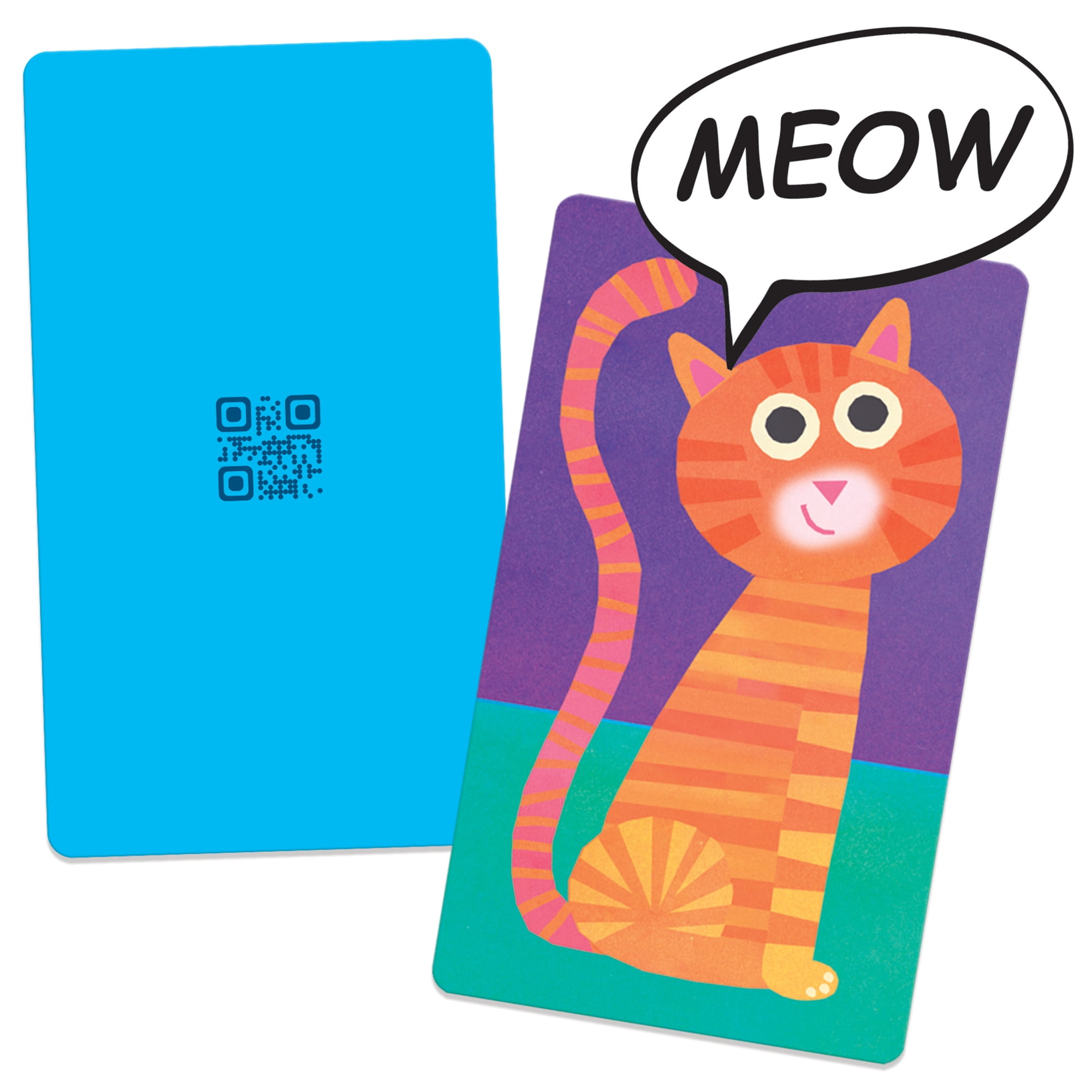 Headu: Maxi Flashcards - Animal Sounds - Sensory Recognition Game, Large Illustrated Cards, Interactive App Play, Montessori, Preschool, Toddlers 2-4