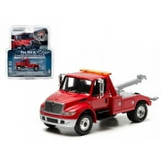 International Durastar 4400 Tow Truck Red 1/64 Diecast Model by Greenlight