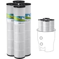 thumbnail image 1 of VEVOR 4Pack Hot Tub Spa Pool Filter Cartridge 130 Sq. Ft Compatible Pentair CCP520, 1 of 9