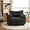 Deep Gray, variant on INMOZATA Bean Bag Chair for Adult and Teens 3FT Pre-Filled Soft Teddy Fluffy Lazy Sofa Floor Chair Beanbag for Living Room Playroom Dorm Apartment (Ivory)