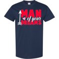 thumbnail image 3 of Inktastic Valentine's Day Man of Your Dreams with a Heart and Arrow T-Shirt, 3 of 5