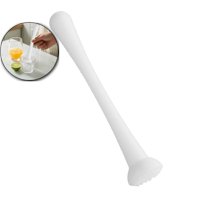 VQPeo Plastic Ice Crusher Hammer – Multi-Functional 8" Bar Tool for Crushing Ice, Muddling Cocktails, Lemon Press & Milk Tea Preparation