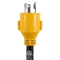 thumbnail image 6 of Camco PowerGrip Camper/RV Generator Adapter | Rated for 125 Volts/3750 Watts | Copper, 10/3-Gauge Wires, Black and Yellow (55272), 6 of 7