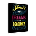 thumbnail image 4 of Inspirational Wall Art Goals Are Dreams With Deadlines Wall Art Motivational Motto Inspiring Prints Artwork Decor Ready to Hang Unframed, 4 of 10
