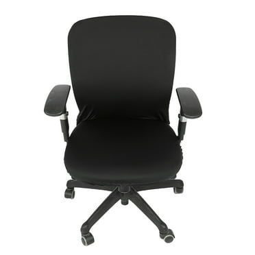Qalabka Office Chair Cover,Universal Stretch Desk Chair Cover, Computer Chair Slipcovers ,Black