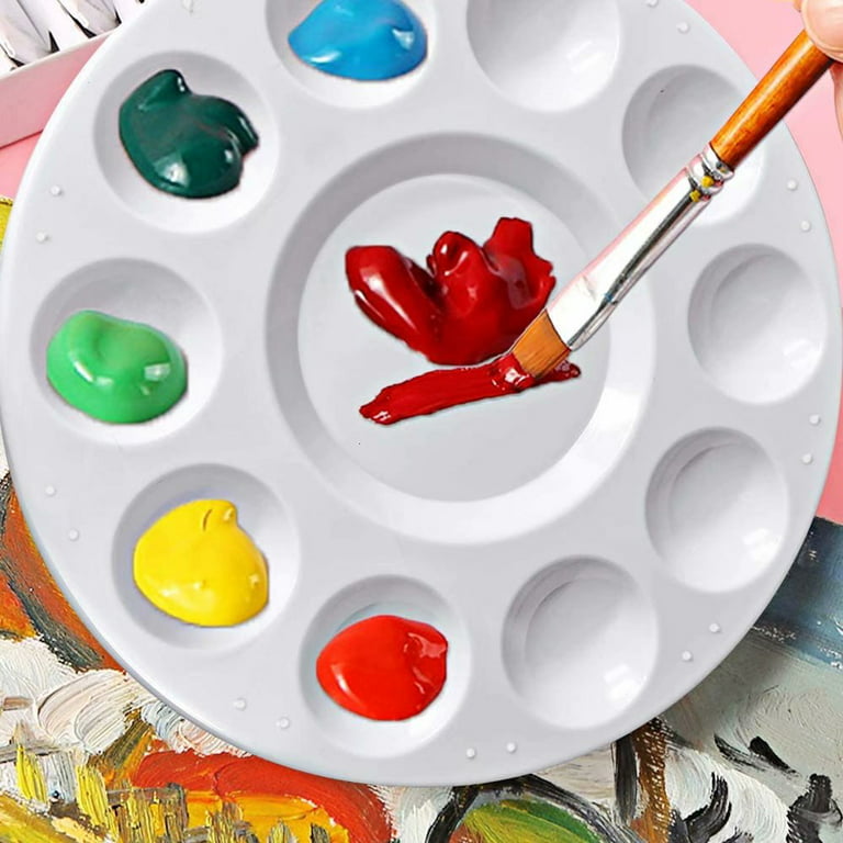 AmericanElm 3pcs Acrylic Paint Palette Clear Art Palette for Adults & Kids,  Transparent Non-Stick Oil Paint Palette with Protective Kraft for DIY Craft  Art Painting Plate at Rs 746.00, Acrylic Palette