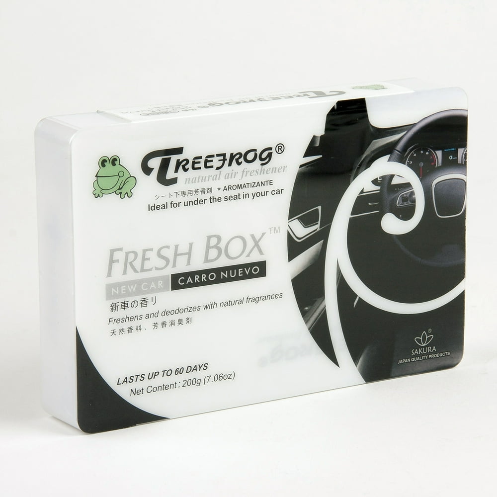 Tree Frog Natural Air Freshener 200g Jumbo Size New Car Black TRNC54