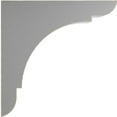 thumbnail image 3 of 1 3/4"W x 8"D x 8"H Medium Olympic Wood Vintage Decor Bracket, Pebble Grey, 3 of 6