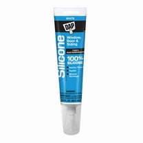 2.8 OZ Clear 100% Silicone Rubber Sealant Protect & Seal, Each