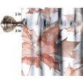 thumbnail image 3 of Watercolor Leaves Valance Curtains Kitchen Blackout Vintage Maple Leaf Fall Rod Pocket Blackout Window Treatment for Bedroom Bathroom Home Decor Window Drapes 54x18inch, 3 of 6