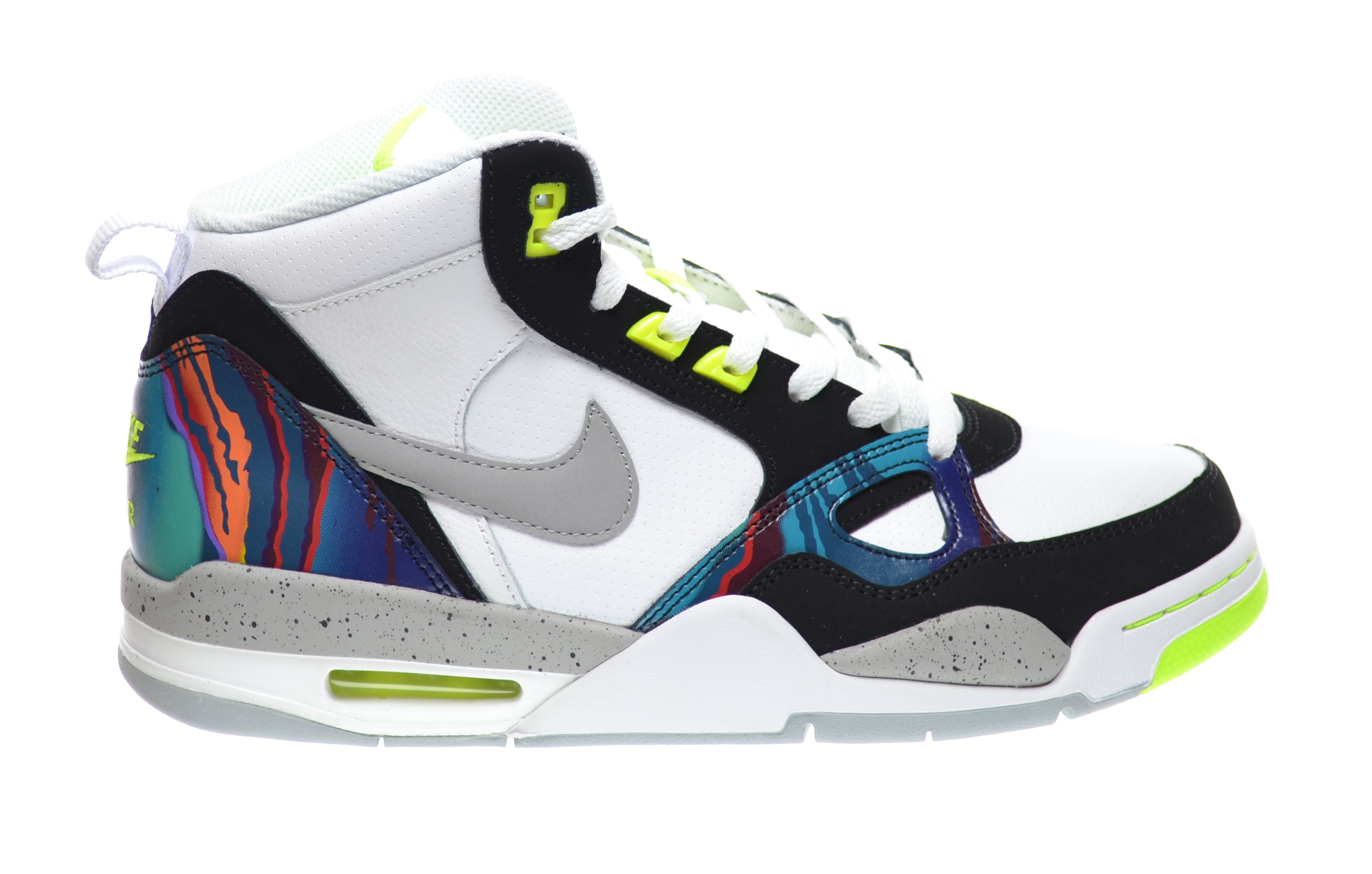 Nike Flight '13 Mid Men's Shoes White/Wolf Grey-Volt-Black 579961