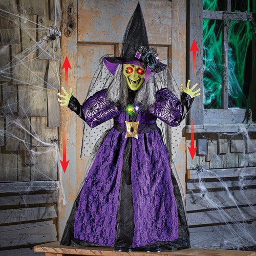 Noise Activated Animated Talking Witch Decoration - Walmart.com ...
