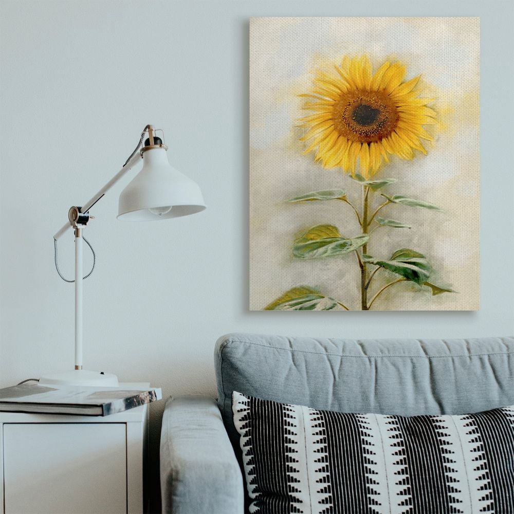Stupell Industries Sunflower Summer Bloom with Stalk Designed by Ziwei Li