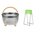 thumbnail image 1 of Stainless Steel Steamer Basket Set,Instant-Pot Accessories for Ninja Foodi Pressure Cooker & Multi, 1 of 5
