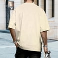 thumbnail image 3 of adaychics Christian Mens T Shirts Cross Print Short Sleeve Crew Neck Tees Summer Oversized Cotton Tops for Daily, 3 of 9