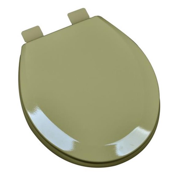 Siège de Toilette Rond en Bois Moulé Premium, Avocat