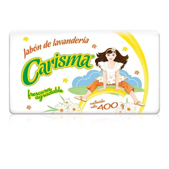 Jabón de lavandería Carisma en barra frescura perdurable 400 g