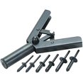 thumbnail image 1 of 41 PC Assorted Plastic Riveter Rivet Gun Quick Set Hand Tool W/ 40 Poly Rivets_Gift Of G, 1 of 1