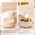 thumbnail image 4 of Dispensador de agua a temperatura constante para gatos, comedero para mascotas, cuenco de cerámica para agua, artefacto para calentar y beber, suministros para boca no húmeda para gatos y, 4 of 4