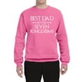 thumbnail image 2 of Wild Bobby,Best Dad in The Seven Kingdoms GoT Thrones, Father's Day, Unisex Crewneck Graphic Sweatshirt, Neon Pink, Medium, 2 of 3
