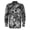 Grey, variant on Men's US Military American Long Sleeve Button Up Camo Casual Dress Shirt (Black,M)