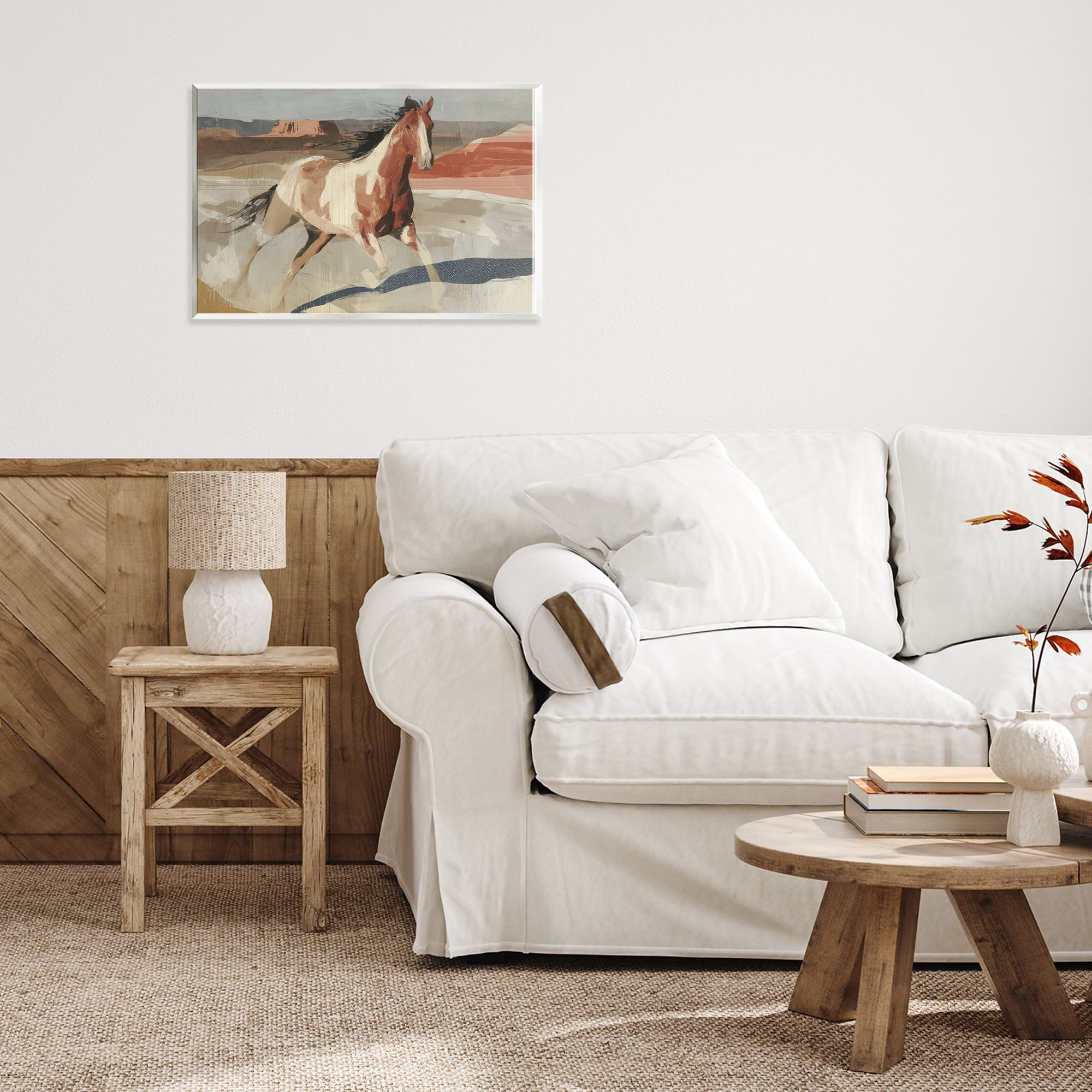 Stupell Industries Wild Horse Across Plains Wall Plaque Art, design by Chromatic Storm Studio