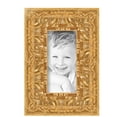 thumbnail image 2 of ArtToFrames 4" x 8" Antique Floral Gold Picture Frame, 4x8 inch Multi Wood Poster Frame (WOM-5169),  Pack, 2 of 7