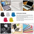 thumbnail image 2 of 1pcs de Bureau de Base Sans Agrafeuse Papier Liant Trombone, 2 of 8