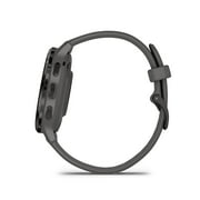 Garmin 010-02785-00 Venu 3S Health Fitness GPS Smartwatch Steel Bezel with Pebble Gray Case 41mm Bundle with Deco Screen Protector, Tech Smart USA Fitness & Wellness Suite| Official Garmin USA Dealer