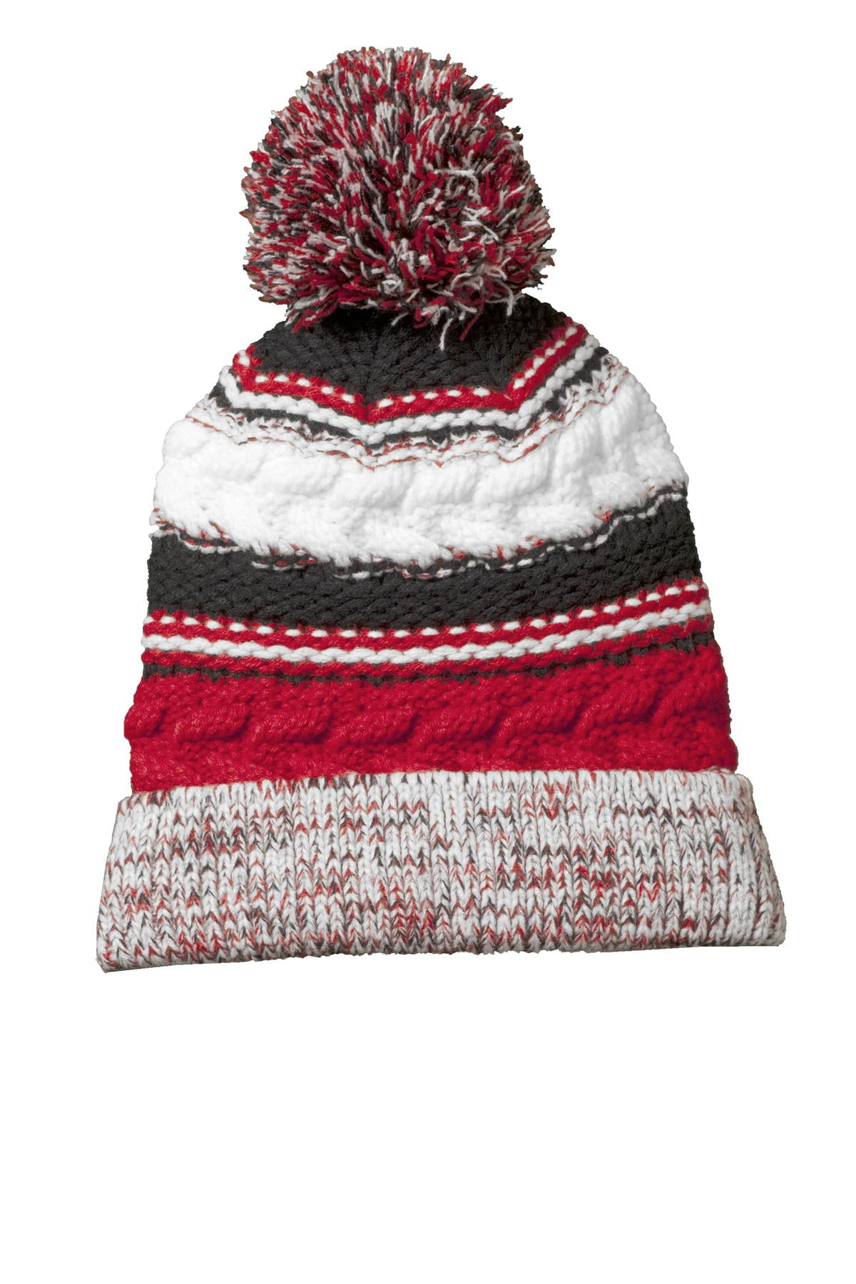 Sport-Tek Pom Pom Team Beanie-One Size 