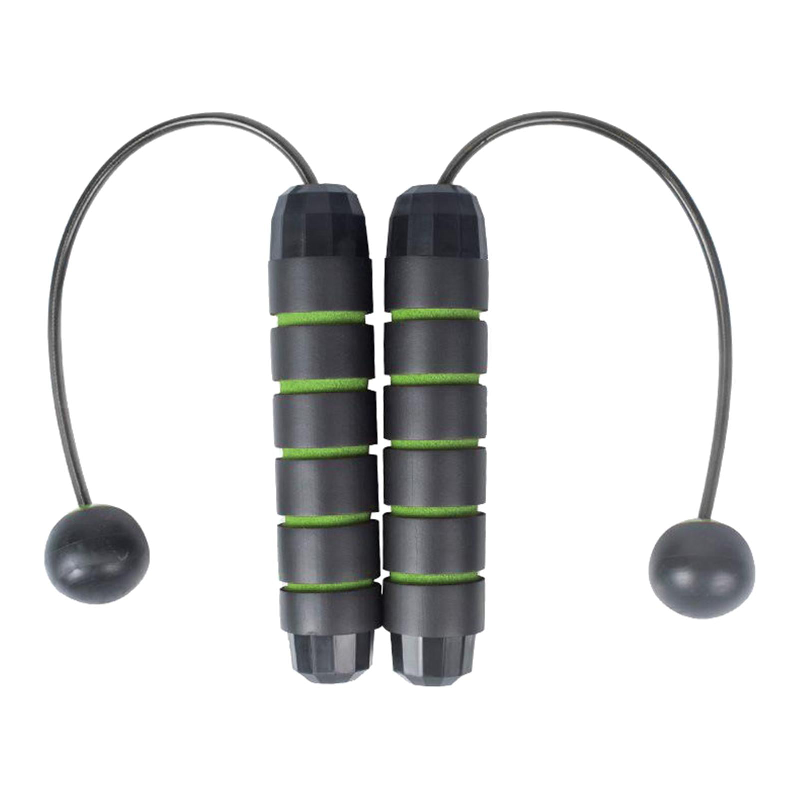 US  Ropeless Jump Rope Adjustable Cordless Skipping Weighted Body building Gym~ 