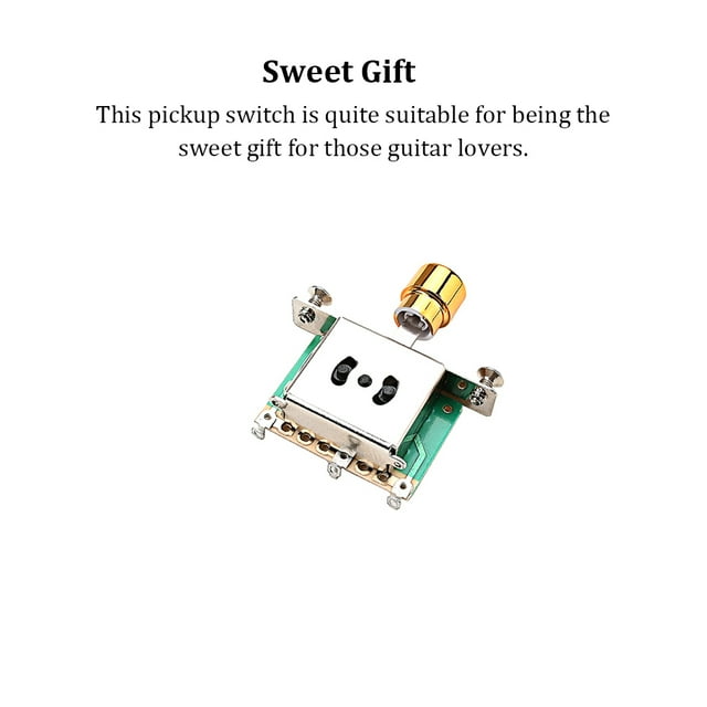 Pickup Switch Handy Installation Instrument Accessories Level Controller Exquisite Replaced Part Guitar Supplies Knob Switches Silver GN204