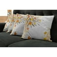 thumbnail image 2 of Ambesonne Forest Throw Pillow Cover 4 Pack, Maple Leaves in Autumn, 20", Tan Yellow Orange, 2 of 6