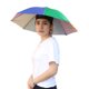 thumbnail image 2 of Paraguas al aire libre gorra portátil anti-lluvia anti-sol cabeza sombrero sandía rojo rojo, 2 of 2