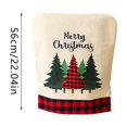 thumbnail image 4 of Fundas navideñas para sillas Fundas navideñas para respaldos de sillas para el salón del hogar para decoración navideña F, 4 of 5