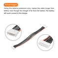 thumbnail image 4 of 5Pcs 6S Balance Charger Cable 200mm 22AWG Lipo Balance Wire Connector RC Lipo Battery Charger (White Adapter), 4 of 5