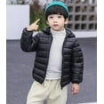 thumbnail image 2 of Vedolay Boys Suit Jackets Boys Outerwear Jackets Kids Soft Zip up Hoodie with Pockets,Black 90, 2 of 2