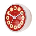 thumbnail image 1 of Reloj de pared para ducha, resistente al agua, con ventosa, pequeño para baño Estilo A, 1 of 9