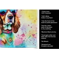 thumbnail image 5 of Cavalier Spaniel Hippie Dawg Kitchen Towel 15 in x 25 in, 5 of 6