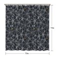 thumbnail image 5 of Spider Web Halloween Pattern Shower Curtain 72"x72" ,Bathroom Decorative Shower Curtains Set with 12 Hooks,Modern Waterproof Washable Shower Curtain, 5 of 6